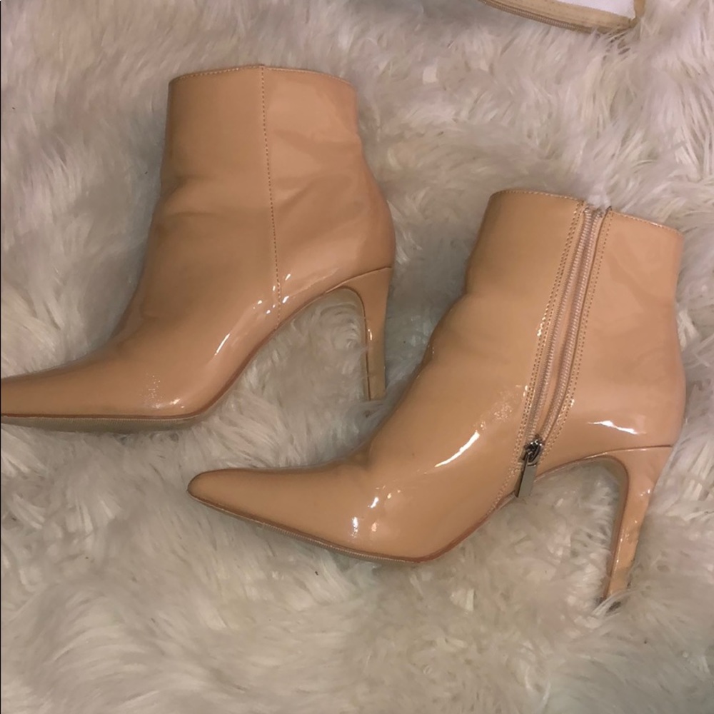 Nude booties